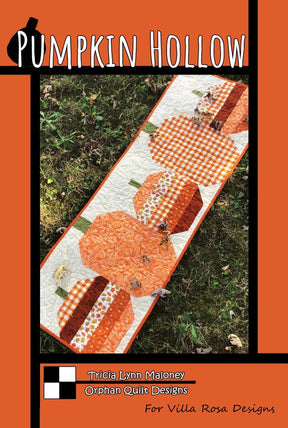 Pumpkin Hollow Card for Villa Rosa Designs finished size 16"x50"