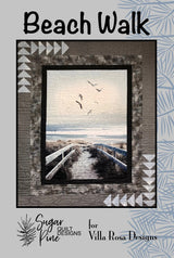 Beach Walk pattern - INSTANT DIGITAL DOWNLOAD - From Sugar Pines Quilt Designs for Villa Rosa Designs 56 x 68