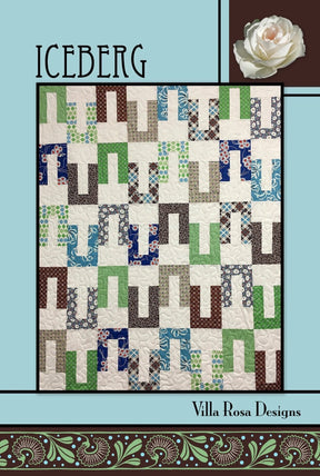Iceberg Printed Pattern Villa Rosa Designs Size 48" x 60"