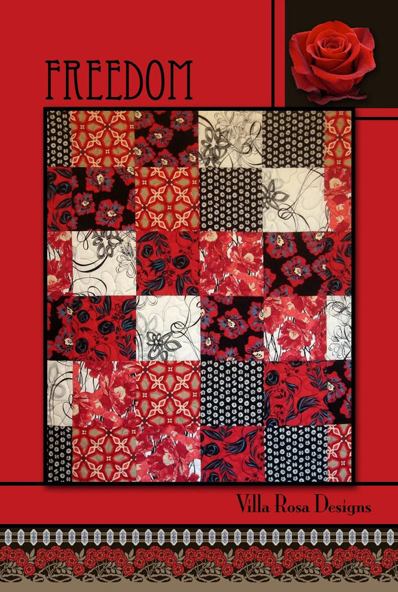 Freedom Pattern Card by Villa Rosa Designs finished size 38