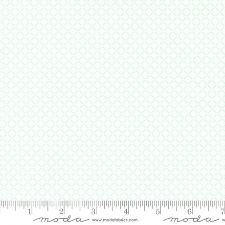 Lighthearted Summer Cream Aqua 55295 21 Sold by 1/2 yard increments cut contiguously