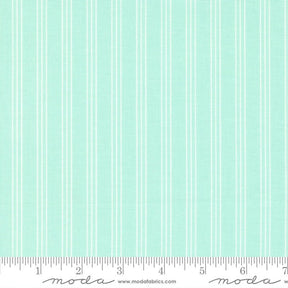 Lighthearted Stripe Aqua 55296 13 Sold by 1/2 yard increments cut contiguously