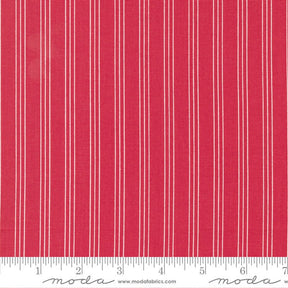 Lighthearted Stripe Red 55296 12 Sold by 1/2 yard increments cut contiguously