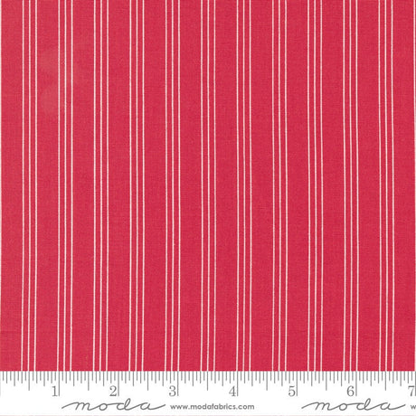 Lighthearted Stripe Red 55296 12 Sold by 1/2 yard increments cut contiguously