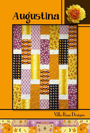 Augustina Quilt Pattern by Villa Rosa Designs 56 x 64 Fat Quarter Friendly