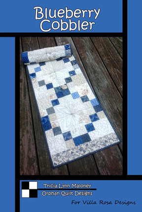 Blueberry Cobler pattern by Villa Rosa Designs 16 x 52