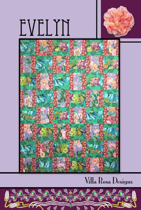 Evelyn Quilt Pattern - Printed Pattern Villa Rosa Designs Size 57" x 76"