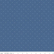 Bee Cross Stitch on Denim Yardage - C745-Denim by Lori Holt of A Bee in My Bonnet for Riley Blake Designs Sold in 1/2 Yard Increments