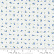 Peachy Keen Pixie Off White Blue 29175-21 by Corey Yoder for Moda Fabrics - Sold in 1/2 Yard Increments