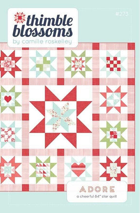 Adore quilting pattern TBL273 84 inches square by Camille Roskelly of Thimble Blossoms