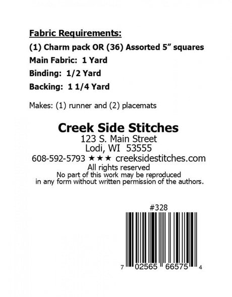Splintered Charm CSS328 From Creek Side Stitches