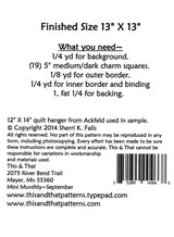 Make it Mini September TAT277 Pattern by This & That