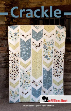 Crackle Quilt Pattern OWS 7072 from On Williams Street 54" x 72" Printed Pattern Only