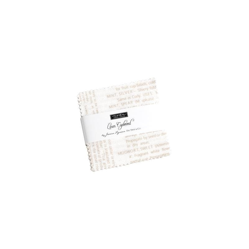 Linen Cupboard 2.5" Mini Charm 20480MC By Fig Tree and Co for Moda Fabrics bin 50