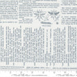 Linen Cupboard Chantilly on Charcoal Gardeners Collage by Fig Tree and Co. 20486-11 Sold in 1/2 yard Increments