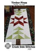 Timber Pines Table Runner CSS365 From Creek Side Stitches