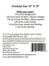 Make it Mini October TAT278 Pattern by This & That