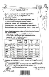 Just Can't Cut It Quilt Pattern AWU01 by All Washed Up