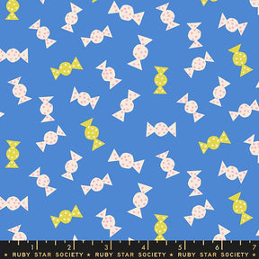 Sugar Cone Candy Royal Blue Yardage RS3065-14 by Kimberly Kight of Ruby Star Society for Moda Fabrics Sold in 1/2 yard Increments