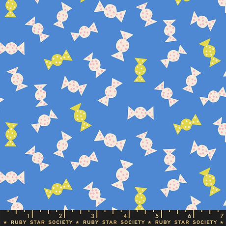 Sugar Cone Candy Royal Blue Yardage RS3065-14 by Kimberly Kight of Ruby Star Society for Moda Fabrics Sold in 1/2 yard Increments