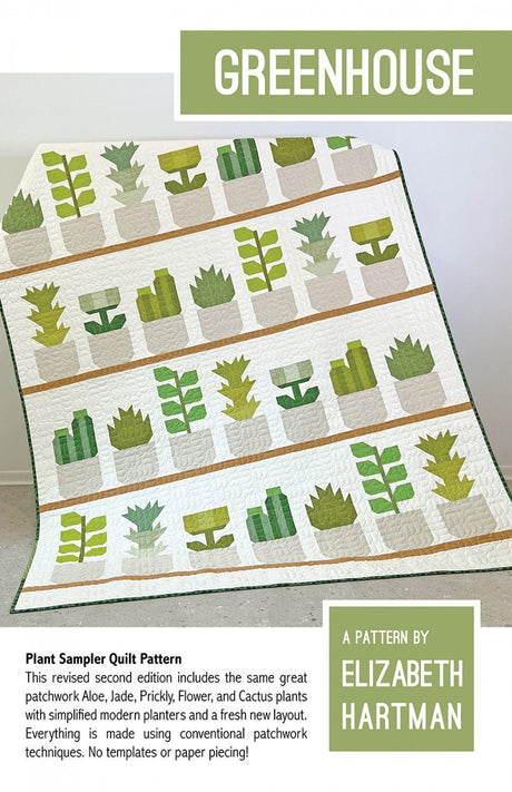 Greenhouse Quilt Pattern by Elizabeth Hartman EH037