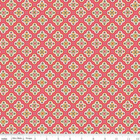 Mercantile Sentimental Tea Rose Yardage C14396-Tearose by Lori Holt of Bee in my Bonnet for Riley Blake Designs Sold in 1/2 yard increments.