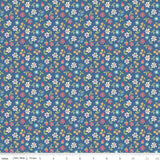 Mercantile Remembrance Denim Yardage C14394-Denim by Lori Holt of Bee in my Bonnet for Riley Blake Designs Sold in 1/2 yard increments