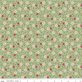 Mercantile Yesterday Lettuce Yardage C14401-Lettuce by Lori Holt of Bee in my Bonnet for Riley Blake Designs Sold in 1/2 yard increments