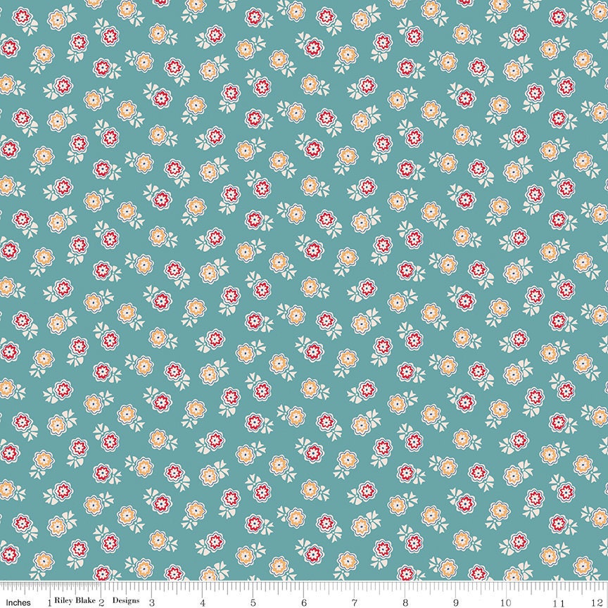 Mercantile Timeless Raindrop Yardage C14399-Raindrop by Lori Holt of Bee in my Bonnet for Riley Blake Designs Sold in 1/2 yard increments
