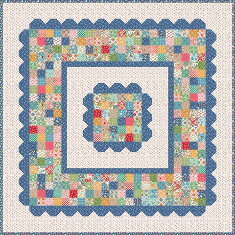Mercantile Remembrance Espresso Yardage C14394-Expresso by Lori Holt of Bee in my Bonnet for Riley Blake Designs Sold in 1/2 yard increments