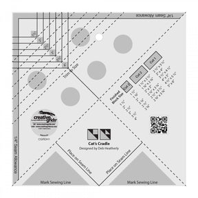 Creative Grids Cat's Cradle Tool Quilt Ruler CGRDH1 ***ships for free***