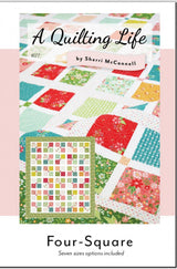 A Quilting Life Four-Square QLD177 A Quilting Life Designs by Sherri McConnell 7 Sizes