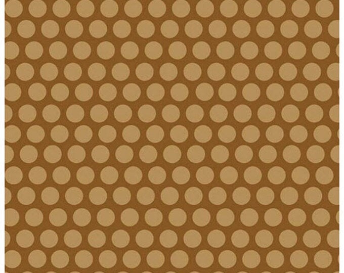 Rover Dots in Brown Tonal Polka Dot Cotton Quilt Fabric - C5214-BROWN - Bella Blvd for Riley Blake Designs Fabrics