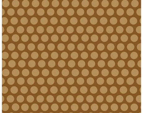 Rover Dots in Brown Tonal Polka Dot Cotton Quilt Fabric - C5214-BROWN - Bella Blvd for Riley Blake Designs Fabrics