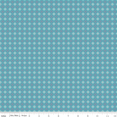 Mercantile Dainty Cottage Yardage C14385-Cottage by Lori Holt of Bee in my Bonnet for Riley Blake Designs Sold in 1/2 yard increments.