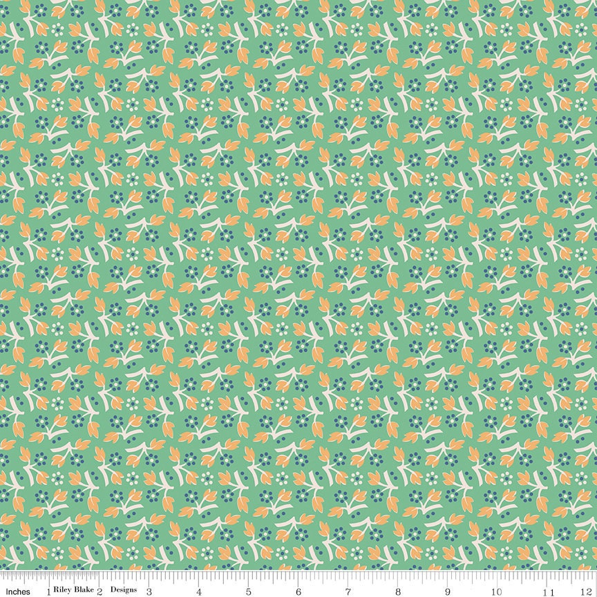 Mercantile Memories Leaf Yardage C14390-Leaf by Lori Holt of Bee in my Bonnet for Riley Blake Designs Sold in 1/2 yard increments.