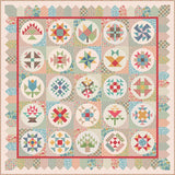 Mercantile Memories Coral Yardage C14390-Coral by Lori Holt of Bee in my Bonnet for Riley Blake Designs Sold in 1/2 yard increments.