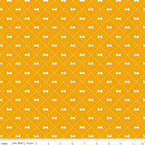 Rover Bone in Orange Cotton Quilt Fabric - C5212-Orange - Bella Blvd for Riley Blake Designs Fabrics Sold in 1/2 yard increments