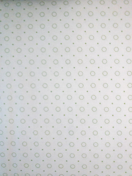 Bee Backgrounds Stitched Circle Yardage - C9940-Green by Lori Holt of A Bee in My Bonnet for Riley Blake Designs Sold in 1/2 yard increments