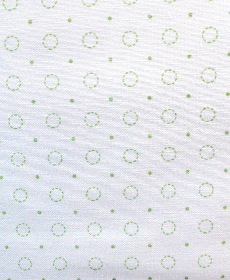 Bee Backgrounds Stitched Circle Yardage - C9940-Green by Lori Holt of A Bee in My Bonnet for Riley Blake Designs Sold in 1/2 yard increments