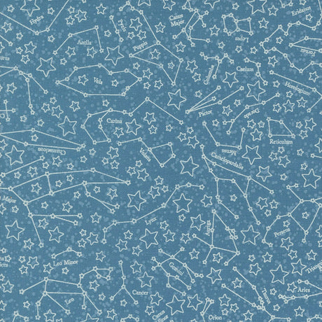 Starry Sky Constellations Evening Yardage 24162-16 by April Rosenthal for Moda Fabrics Sold in 1/2 yard increments
