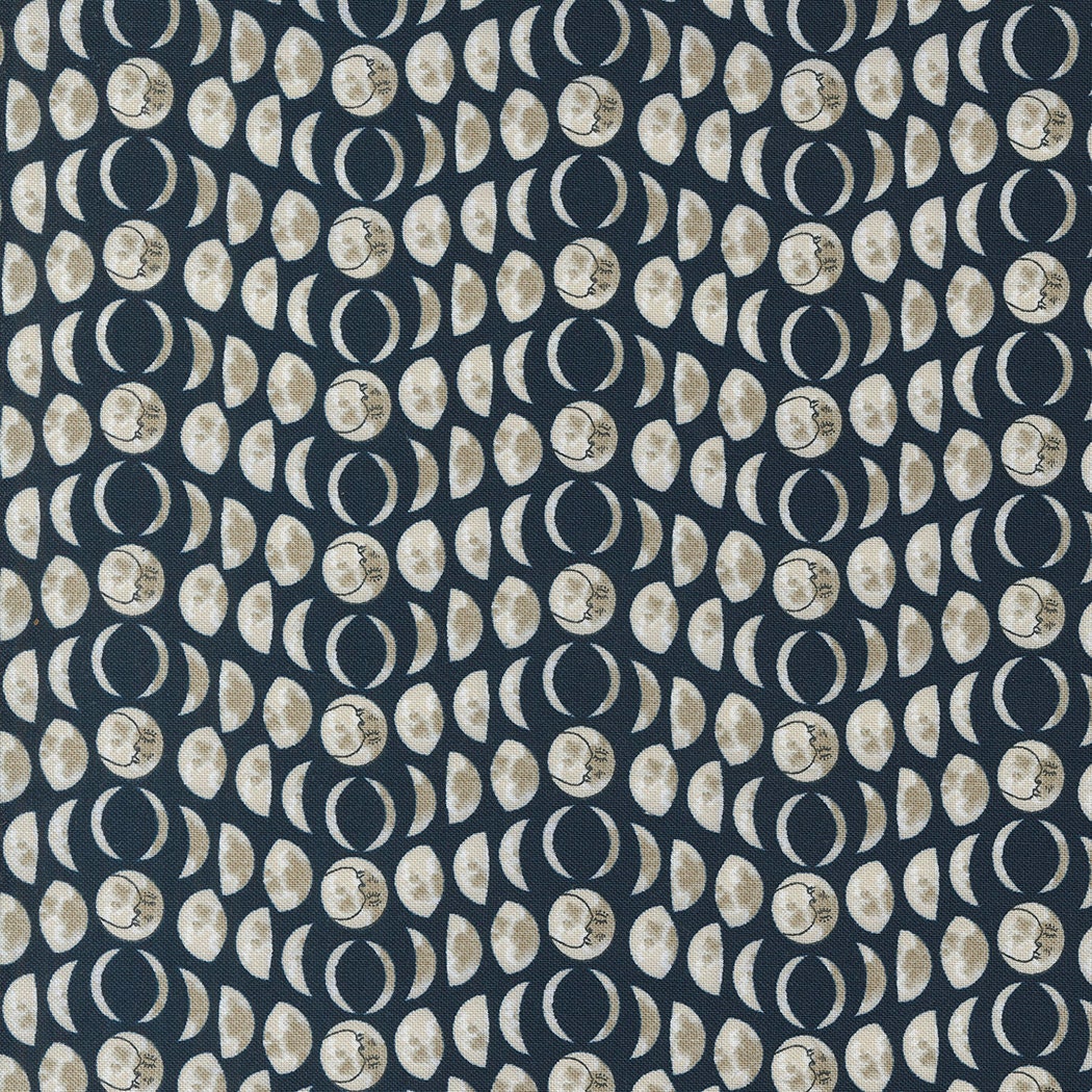 Starry Sky Lunar Midnight Yardage 24163-18 by April Rosenthal for Moda Fabrics Sold in 1/2 yard increments