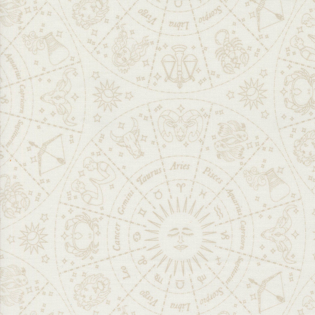 Starry Sky Zodiac Mist Yardage 24160-11 by April Rosenthal for Moda Fabrics Sold in 1/2 yard increments