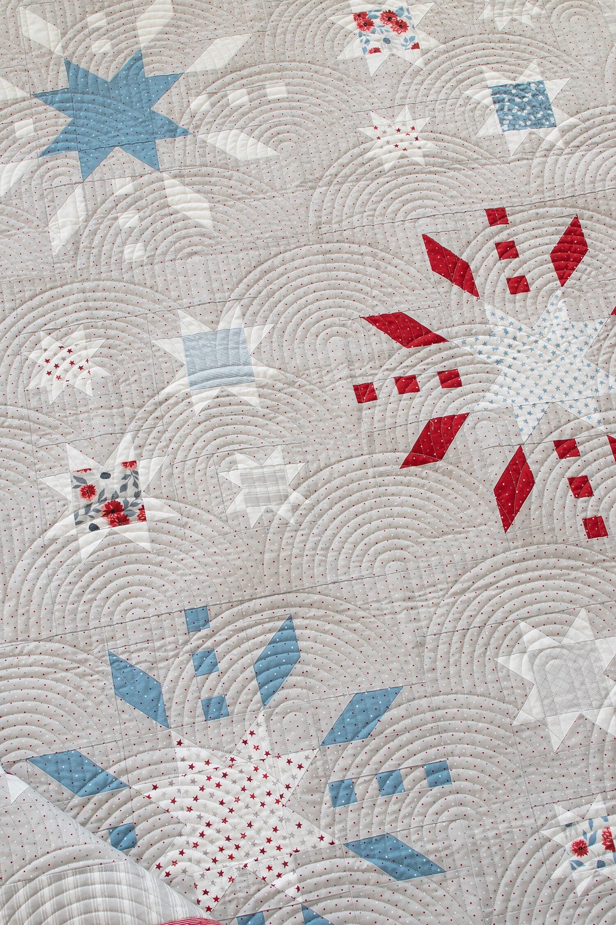 Old Glory 2.5" Mini Charm Pack 5200mc By Lella Boutique for Moda Fabrics bin 9