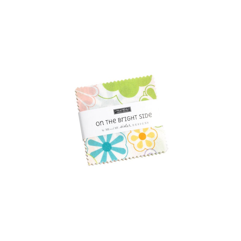 On The Bright Side Mini Charm 2.5" x 2.5" 22460MC by Me and My Sisters Designs for Moda Fabrics for Moda bin 39