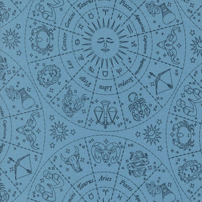 Starry Sky Zodiac Midday Yardage 24160-15 by April Rosenthal for Moda Fabrics Sold in 1/2 yard increments
