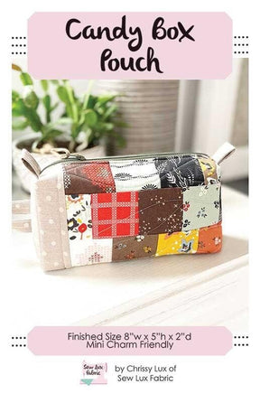 Candy Box Pouch Pattern SLF2303 by Chrissy Lux of Sew Lux Fabrics