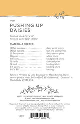 Pushing Up Daisies Printed Pattern by Vanessa Goertzen for Lella Boutique LB 231