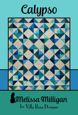 Calypso Printed Pattern Villa Rosa Designs Size 48" x 56"