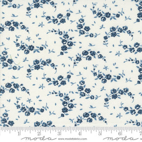Shoreline Summer Cream Navy 55308-24 by Camille Roskelly Sold in 1/2 yard Increments